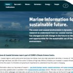 Screen shot of CSIRO sea level, waves and coastal extremes website