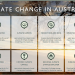 Screenshot of the Climate Change in Australia website home page
