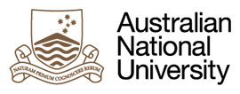 Australian National University logo.