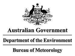 Australian Government Department of the Environment and Bureau of Meteorology logo.